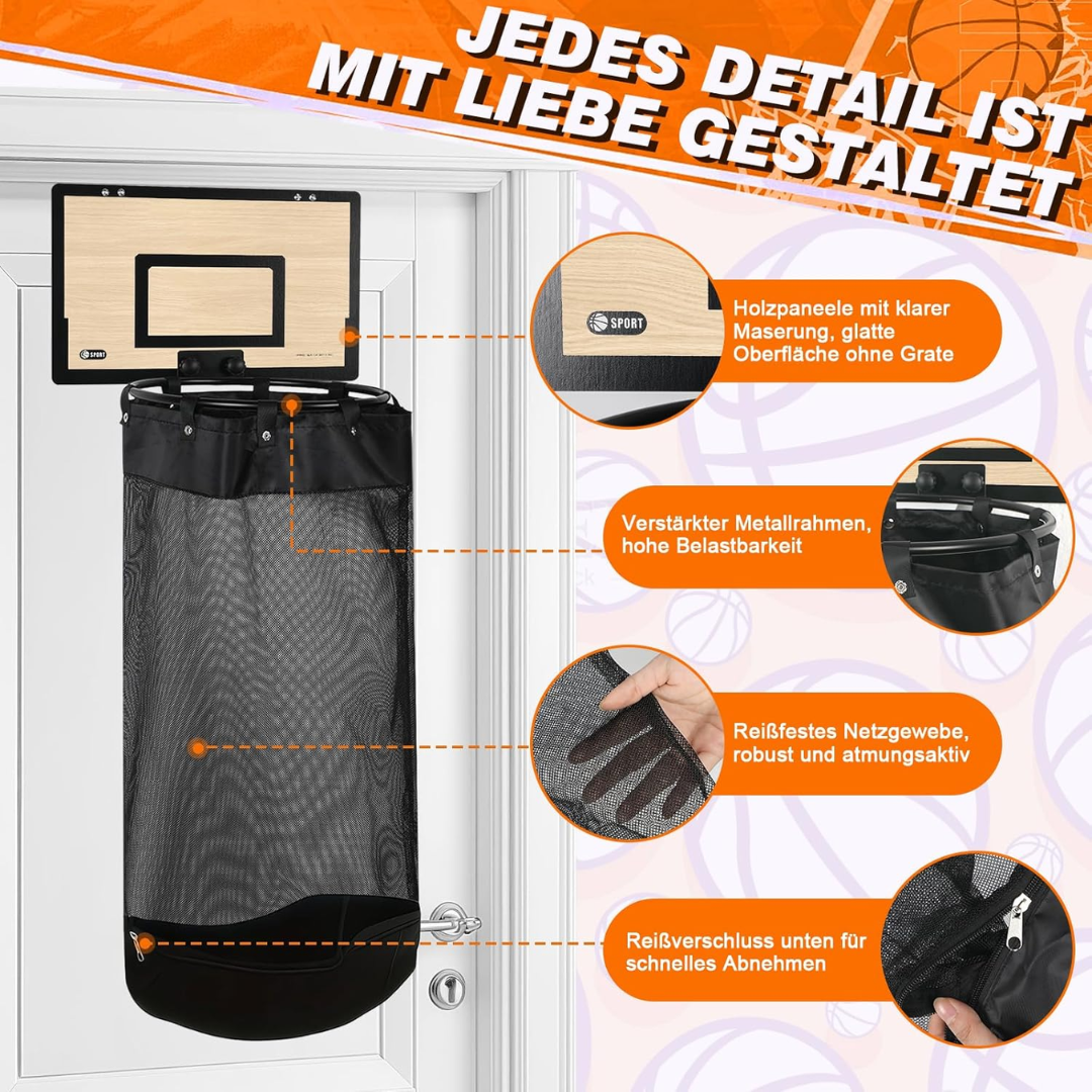WäscheDunk™ – Basketball-Wäschekorb